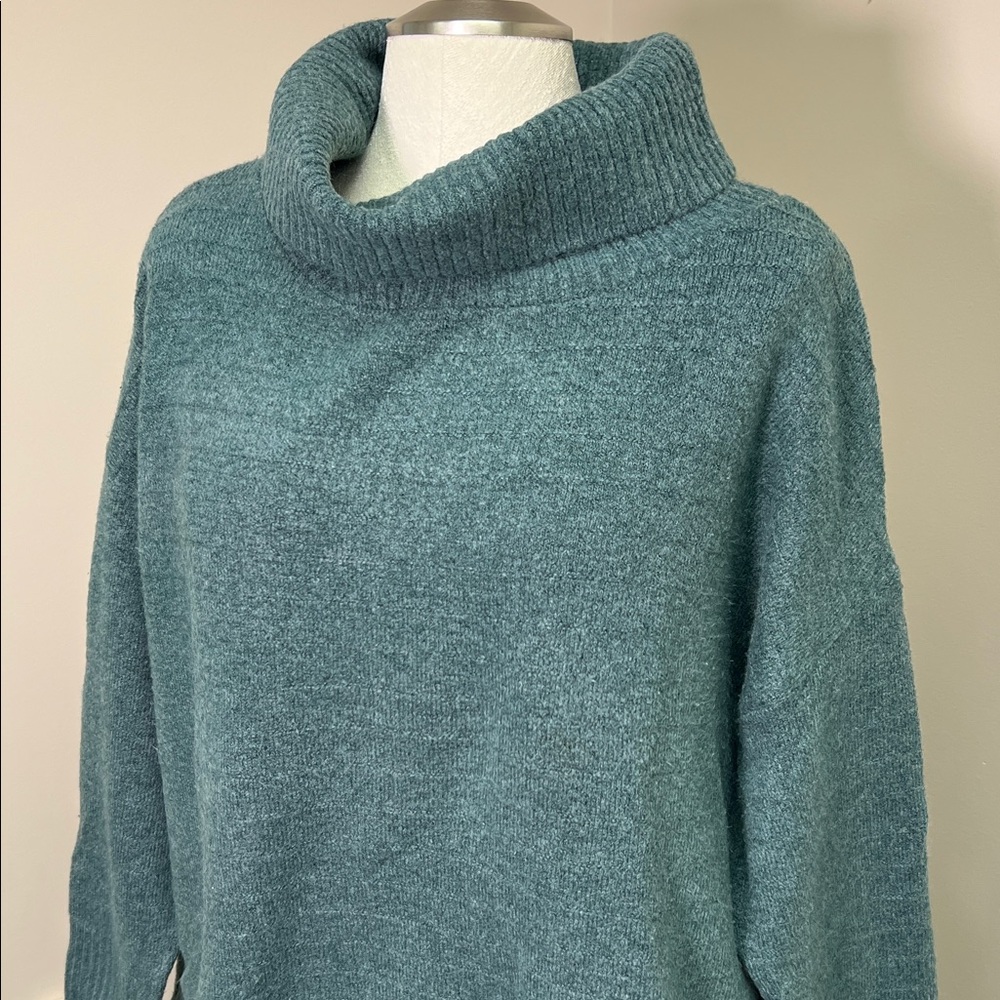 Old Navy Green Cowl Neck Relaxed Fit Sweater XXL
